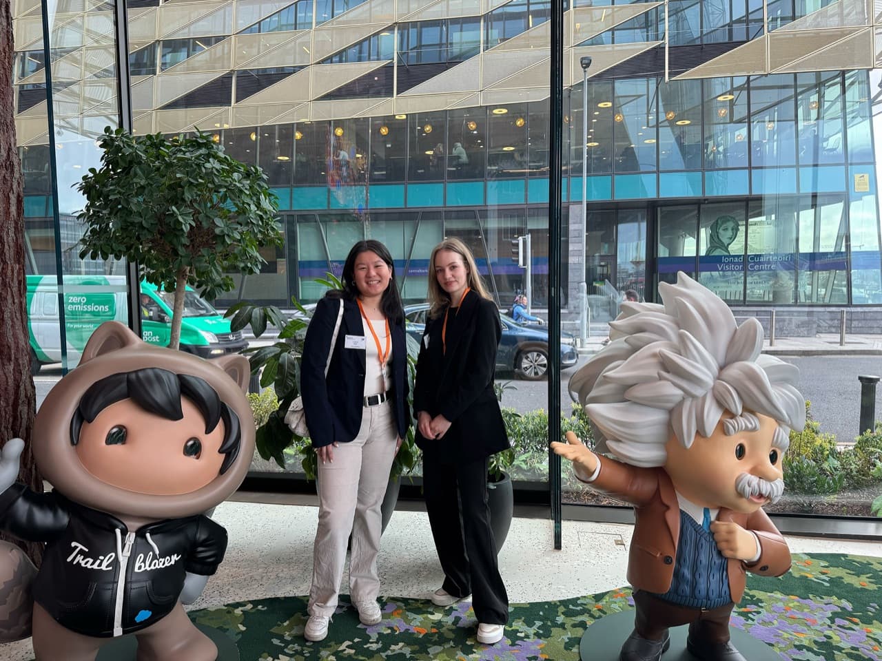 Team at Admont Abbey library