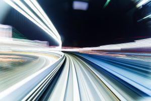 Blur tunnel background