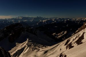 Snowy Mountain Background